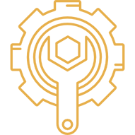 Gear and Wrench Work icon
