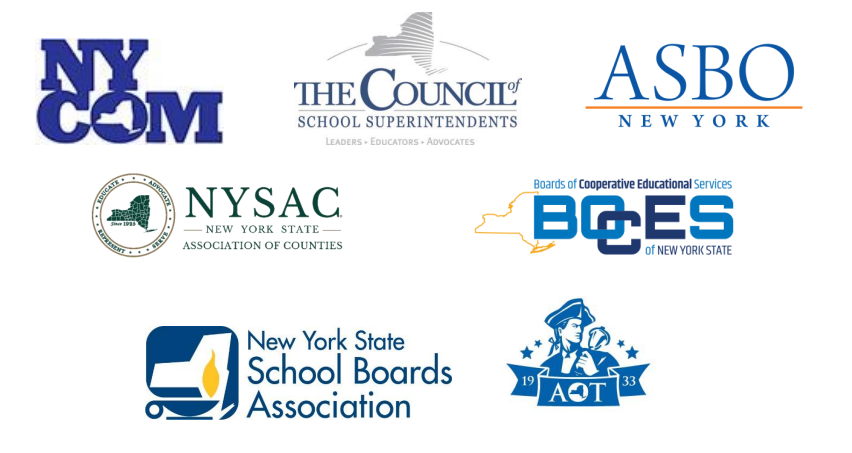 Logos of various NYS Educational organizations
